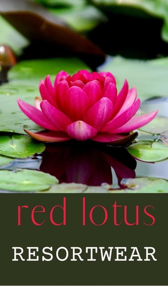 red lotus resort label – Black Vanilla Boutique